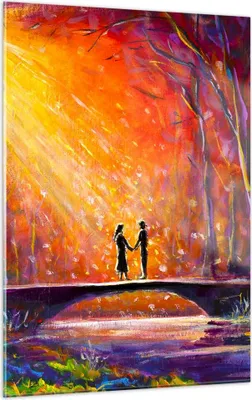Produktbild von Bilder auf glas - Einteilig - Wald Baum Natur - 50x70cm - Glasbilder - Wandbilder - Bilder - zum Aufhängen bereit - Wanddekoration aus Glas - Glas Bilder - Wandbild auf Glas - GPA50x70-3965