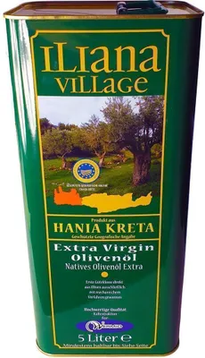 Produktbild von Iliana Village kaltgepresstes natives Olivenöl 2x 5 Liter aus Kreta Griechenland