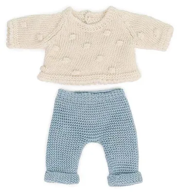 Obrázok produktu pre Súprava oblečenia, nohavíc a svetra pre bábiku s veľkosťou 21 cm