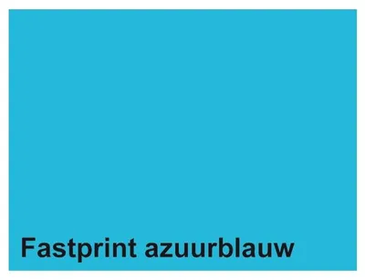 Image de Papier copie Fastprint A4 160gr bleu azur 50 feuilles