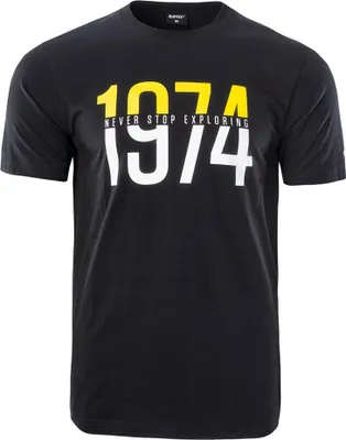 Image de T-shirt "Rolic" pour hommes, manches courtes, modèle IG170 (taille L), couleur noire
