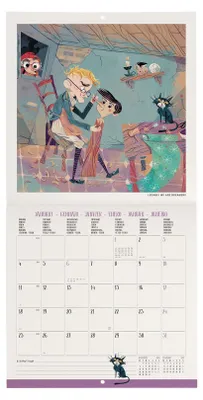 Productafbeelding van Legami – Kalender 2027, wandkalender, Pinocchio, 12 maanden, 18 x 18 cm