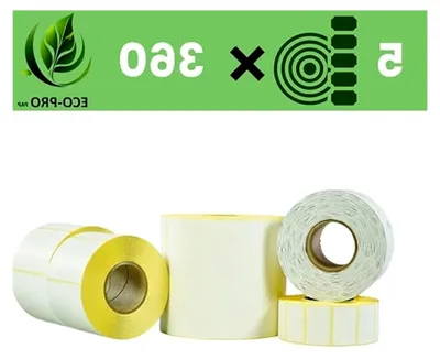 Produktbild von Thermoetiketten 100 mm x 150 mm, 360 Stück pro Rolle, BPA-freies Thermopapier, Etikettenband für Logistik und Lagerhaltung - 5 Stück pro Packung