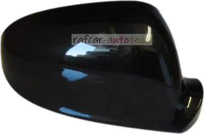 Produktbild von Spiegelkappe Abdeckung Gehäuse lackiert rechts Für SUPERB GOLF JETTA GOLF PLUS PASSAT SHARAN schwarz LC9Z