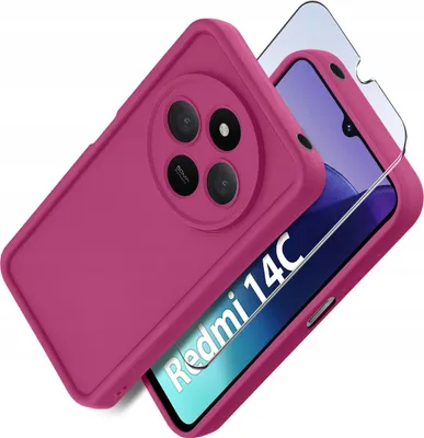 Obrázok produktu pre Silikónové puzdro Xiaomi Redmi 14C MATT + Ochrana displeja