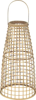 Produktbild von Naturlaterne - 2er Set - Mit LED - Bambus
