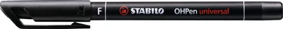 Produktbild von Folienstift - STABILO OHPen universal - permanent fein - Einzelstift - schwarz