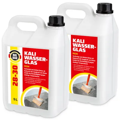 Produktbild von Kaliwasserglas HB28-30 Grundierung Konservierung Betonimprägnierung Holzschutz 10L