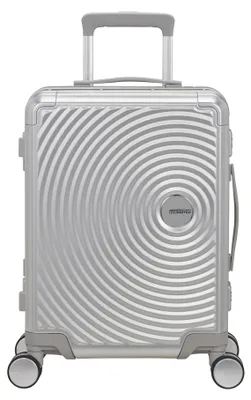 Immagine prodotto di American Tourister carrello Soundbox Alu Spinner 55 / 20 TSA Trolley Silver grigio chiaro