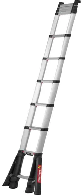 Produktbild von Telesteps Prime Line Teleskopleiter 4,3m – Profi Anlegeleiter aus Aluminium