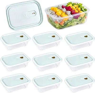 Produktbild von 9 Stück Frischhaltedosen, Frischhaltedosen mit Deckel