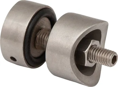 Produktbild von Edelstahl Glashalter für Rohr Ø 42,4 / 2 mm