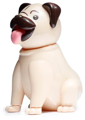 Produktbild von Puckator Wackelfigur Mops Hund Solar Pal, Dekofigur, Geschenk, Tierfigur