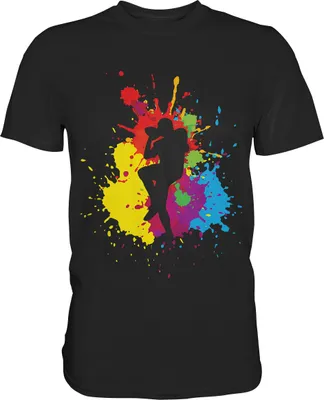 Produktbild von American Football T-Shirt – Black / 4XL