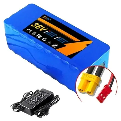 Image de Batterie lithium-ion, capacité de 60 000 mAh, tension de 36 V, connecteur XT30-JST