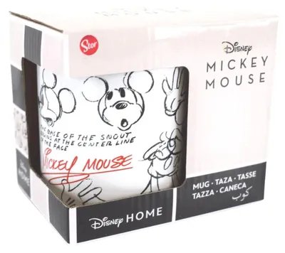 Produktbild von Tasse mit Disney Mickey Mouse Motiv ca. 325ml aus Keramik ca. Ø8x9,5cm