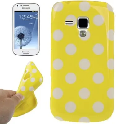 Produktbild von Schutzhülle TPU Punkte Case für Handy Samsung Galaxy S Duos S7562