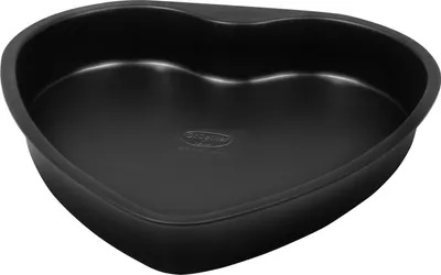 Image de Oetker Ø 25 cm, Moule à gâteaux à fond plat, moule en forme de cœur & anti-fuite en acier avec revêtement antiadhésif