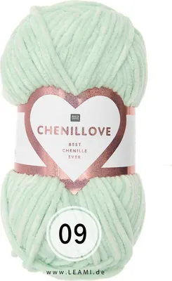 Produktbild von Creative Chenillove Rico Chenille (100g/110m) 09 mint