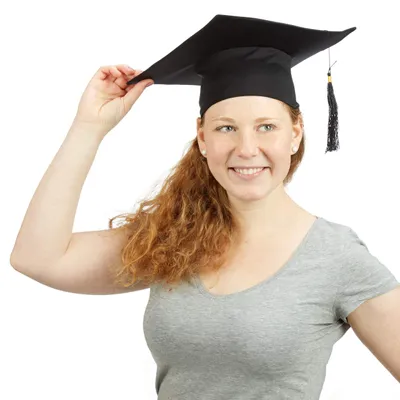 Imagen del producto de Gorro de graduación con borla - (10 unidades)