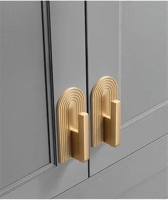 Produktbild von Moderne minimalistische Kastdeurgrepen mit ladeknopf und gatafstand 3,18 cm