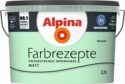 Produktbild von Alpina Farbrezepte Wasserfall matt 2,5 Liter
