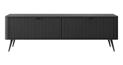 Produktbild von AX LIVING Moderner TV Board schwarz matt Vespasia 163 2T 163cm Breite