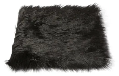 Zdjęcie produktu dla Poduszka do fotela samochodowego – miękka, wełniana gąbka, ciepły pokrowiec, 45 x 45 cm, do samochodów osobowych, ciężarówek i SUV-ów, kolor czarny