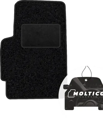 Produktbild von moto-MOLTICO Fahrer Fußmatte Auto Velours Fahrerseite Autoteppiche Schwarz Fahrermatte 1-teilig passend für Honda CR-V 1995-2001