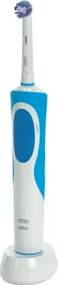 Produktbild von Oral-B Vitality Precision Clean, Erwachsener, Rotierende-vibrierende Zahnbürste, Tägliche Pflege, 20000 Bewegungen pro Minute, Blau, Weiß, 7600 Bewegungen pro Minute