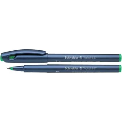 Produktbild von Schneider Tintenroller Topball 857 grün, Strichstärke ca. 0,6 mm