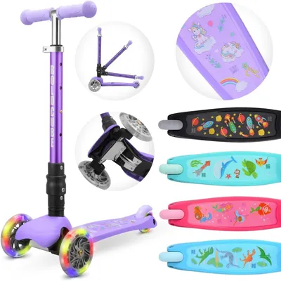 Immagine prodotto di BOLDCUBE Tretroller / Scooter a 3 ruote Teeny FOLD, lila