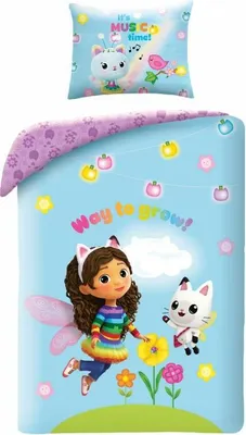 Zdjęcie produktu dla Pościel dziecięca 160x200 Domek dla kota Gabi