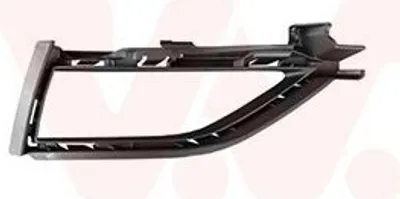 Produktbild von VAN WEZEL Lüftungsgitter Grill Stoßfänger für VW Golf VII Schrägheck (5G1, BQ1, BE1, BE2) mit Loch/Löchern für Nebellampen mit Löchern für Schwarz