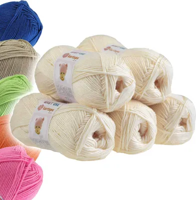 Produktbild von 5 x 100g Strickgarn Kartopu BABY ONE Antipilling Babywolle Babygarn, Farbwahl