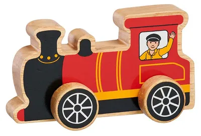 Produktbild von Lanka Kade Holzspielzeug Zug - bunte Fahrzeuge für Kinder