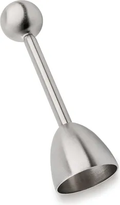 Produktbild von Intirilife Eierköpfer aus hochwertigem Edelstahl - Eieröffner mit Kugel- Eier Cutter- Eierköpfer für harte und weiche Eier- rostfrei, spülmaschinenfest , zeitsparend-Geschenk