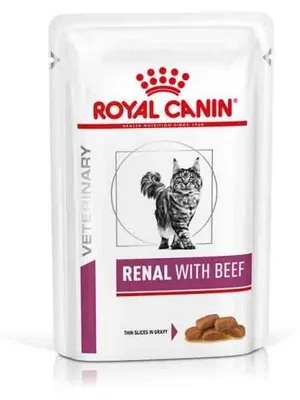 Produktbild von Katzenfutter VETERINARY CAT RENAL BEEF - Royal Canin