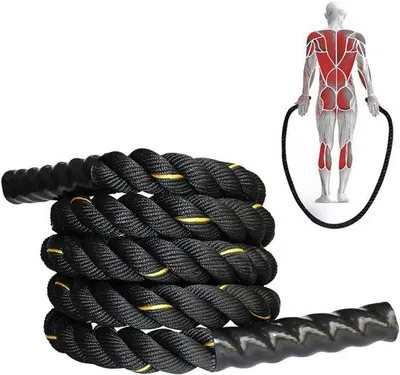 Produktbild von Famanu Springseil 1,2 kg - Trainingsgerät für Fitness und Ausdauer