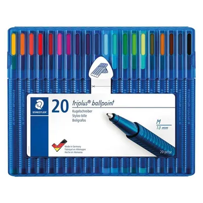 Produktbild von STAEDTLER Kugelschreiber triplus ball 437 M 20er Etui