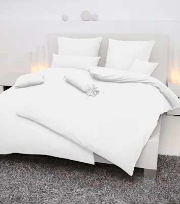 Produktbild von Janine Design Piano Bettwäsche-Garnitur Farbe weiss Größe 135x200 + 80x80 cm