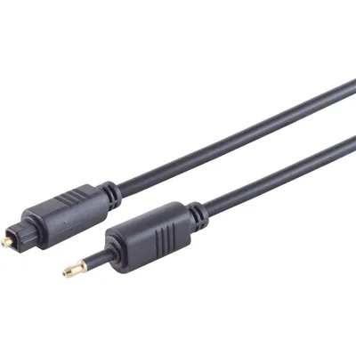 Produktbild von LWL-Kabel 4mm, Toslink-St./3,5mm Opti-St. 0,5m