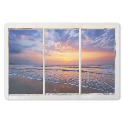 Produktbild von MuchoWow® Mauspad Mousepad Aussicht - Meer - Strand 27x18 cm - Mousepads - Maus Mat - Pad - Mausunterlage - Büroartikel - Desk Matten