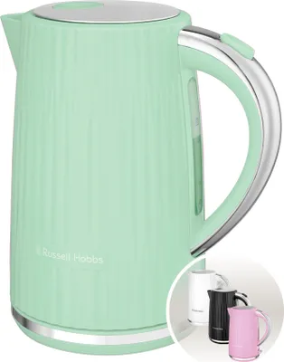 Produktbild von Russell Hobbs Wasserkocher, 1,7 l, Pistazie, Edelstahlakzente, 2400 Watt