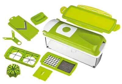 Produktbild von Genius Nicer Dicer Plus Set 10teilig grün