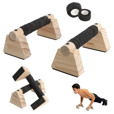 Produktbild von Holz-Handgriffe für Liegestütze im Calisthenics-Training