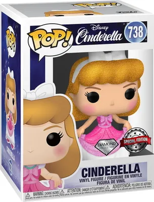Produktbild von Disney Cinderella - Cinderella 738 Diamond Special Edition - Funko Pop! - Vinyl Figur
