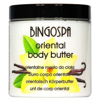 Zdjęcie produktu dla BingoSpa Orientalne masło do ciała o zapachu wanilii, 250g