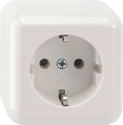 Produktbild von Merten SCHUKO-Steckdose MEG2301-8719 polarweiß Aufputz