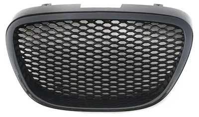 Kühlergrill Sportgrill Gitter Grill Waben Schwarz für Seat Leon 1P II FR Cupra – Produktansicht